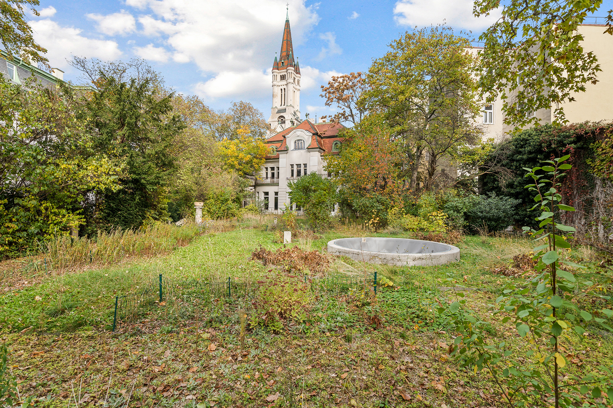 Villa Mautner-Jäger, Gartenansicht