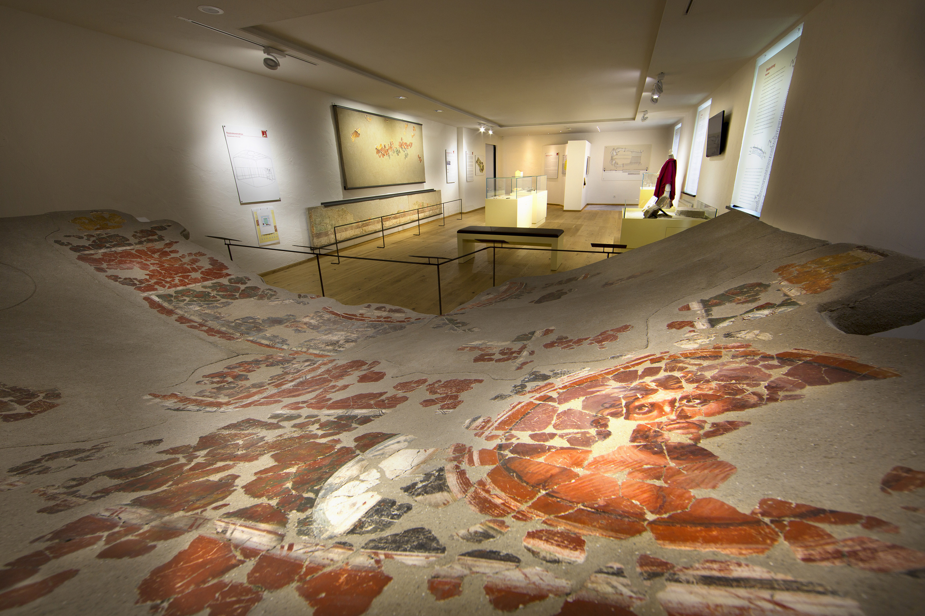 Römisches Fresko - Römerausstellung