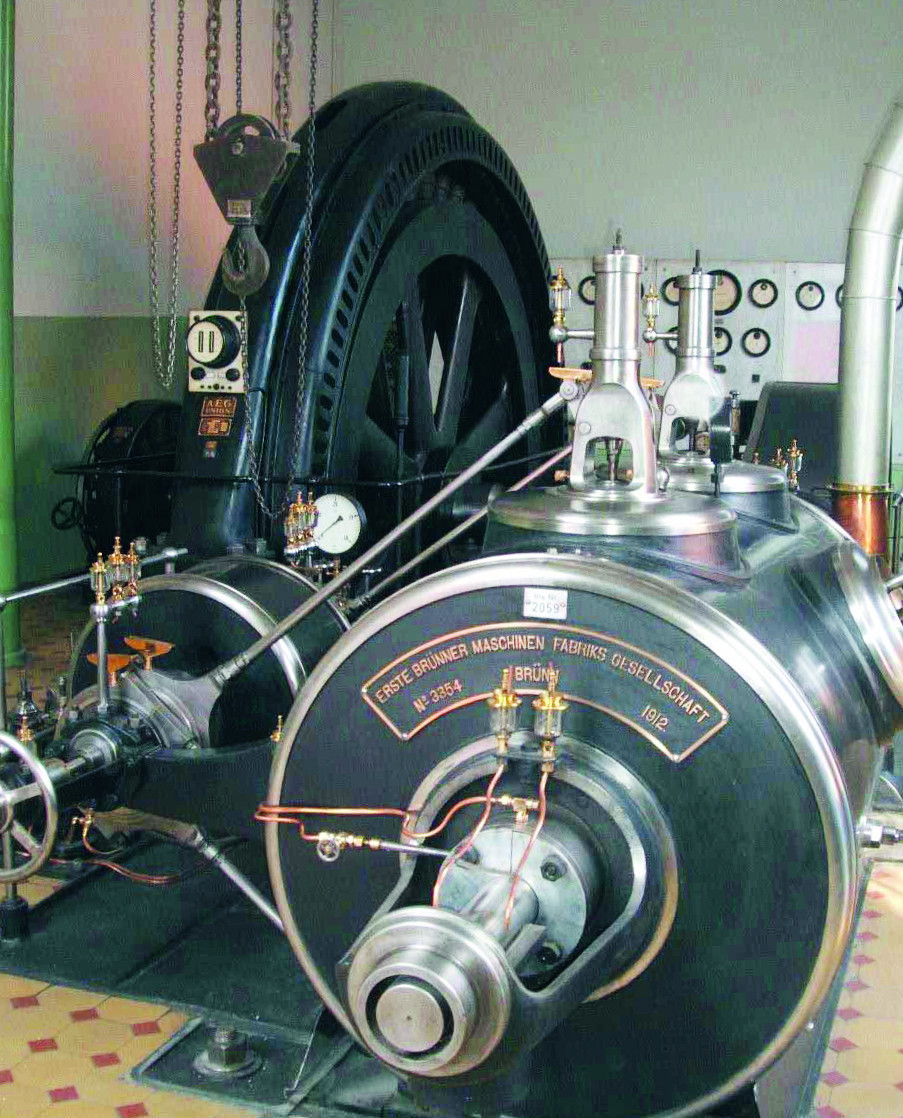 Brünner Dampfmaschine mit 400 PS