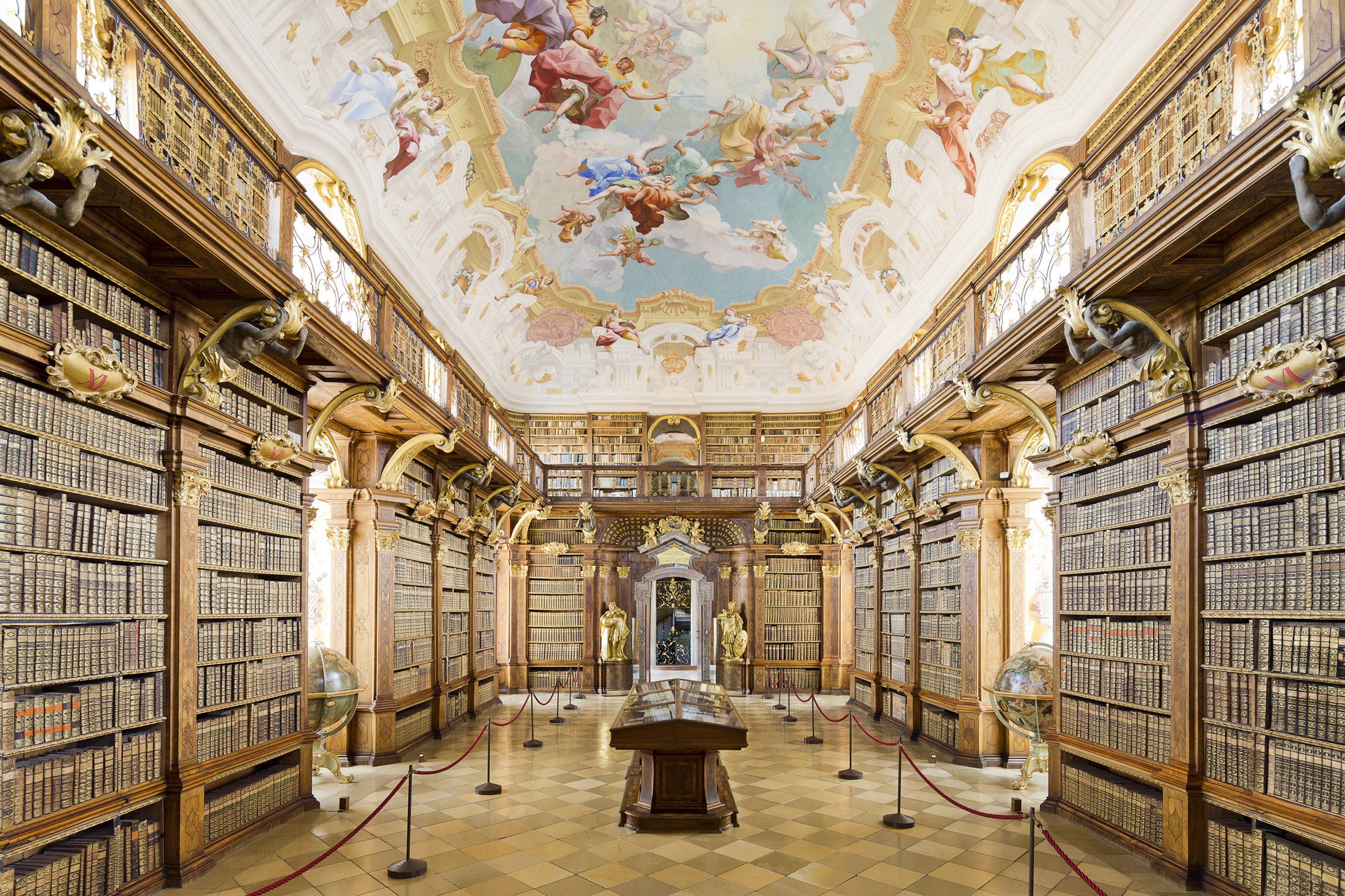 Prunksaal der Melker Stiftsbibliothek