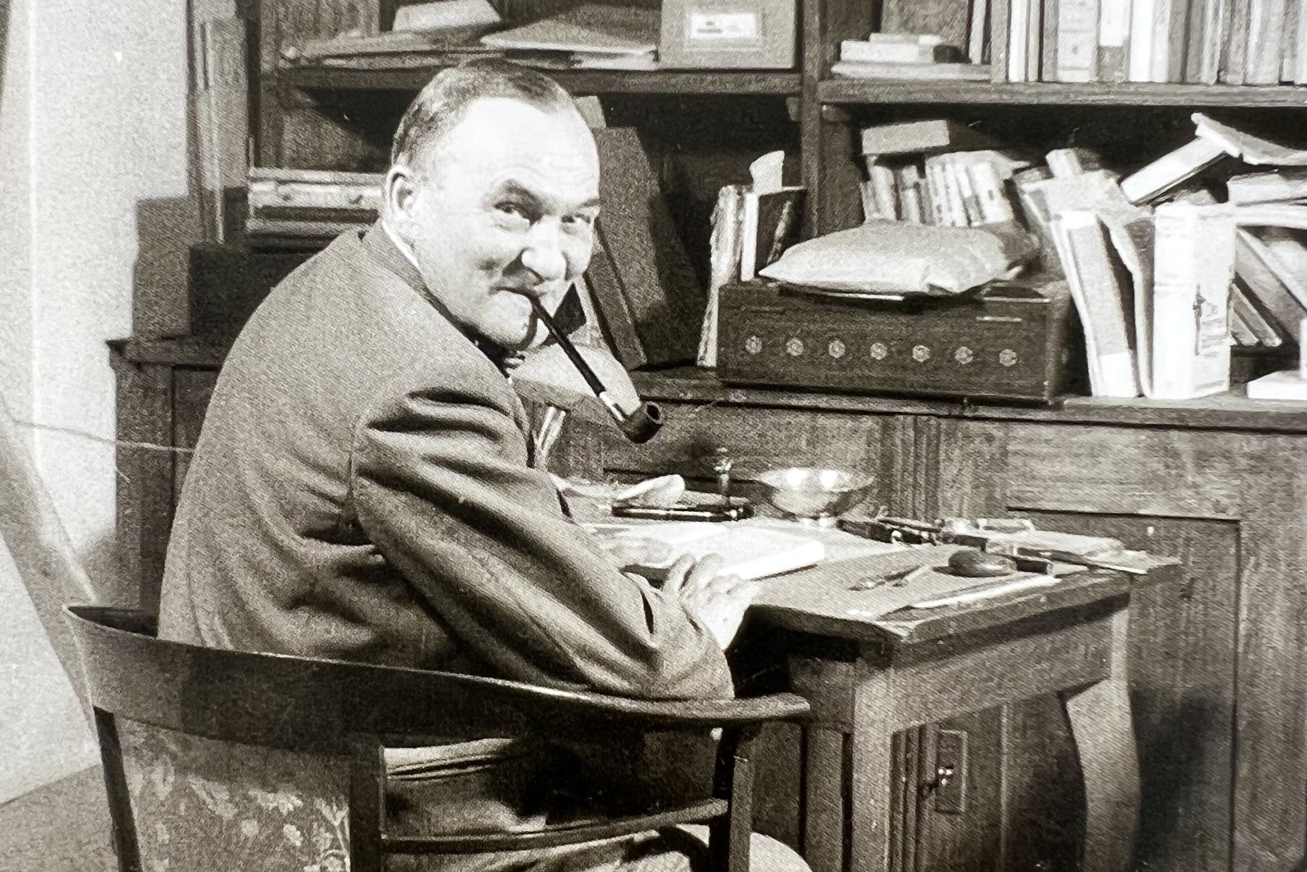 Heimito Dodereer am Schreibtisch, 1964