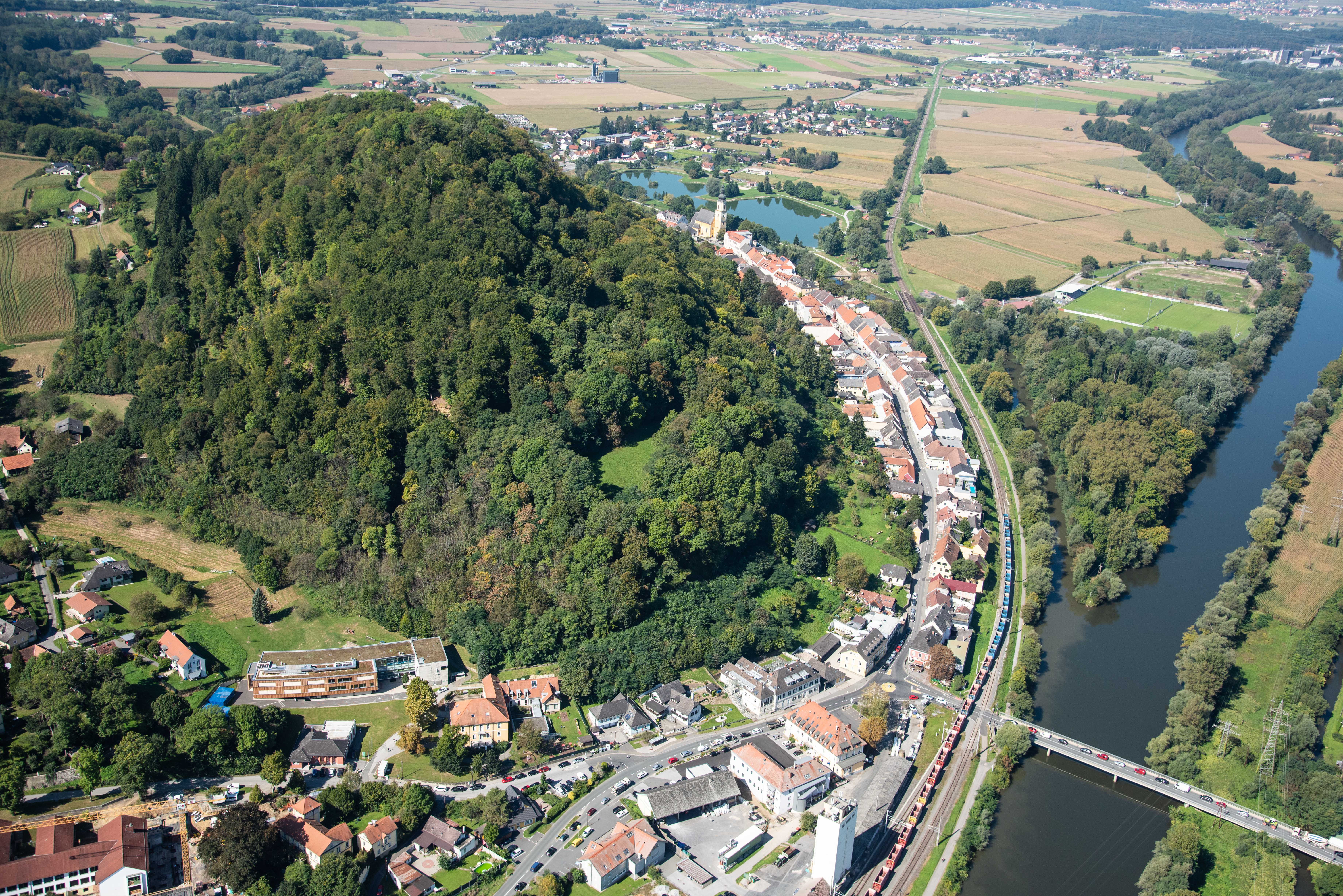 Luftbild - Wildon Schlossberg
